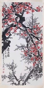 GUAN SHANYUE ATTRIBUTED TO,PLUM BLOSSOM