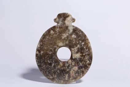 ANCIENT JADE FIGURINE OUT OF THE WALL