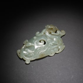 ANCIENT JADE DRAGON PENDANT