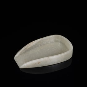 QING DYNASTY WHITE JADE TEA SET