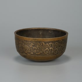 QING DYNASTY MANGONG COPPER BOWL