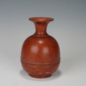 OLD BLACK PATTERN COPPER BOTTLE