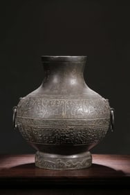 STORY OF THE CHARACTERS OF THE WARRING STATES AND HAN DYNASTY WITH INSCRIPTIONS COPPER BOTTLE