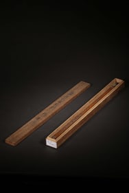 QING DYNASTY BAMBOO CARVING GRASS PATTERN GANODERMA LUCIDUM COVER STUDY INCENSE TUBE