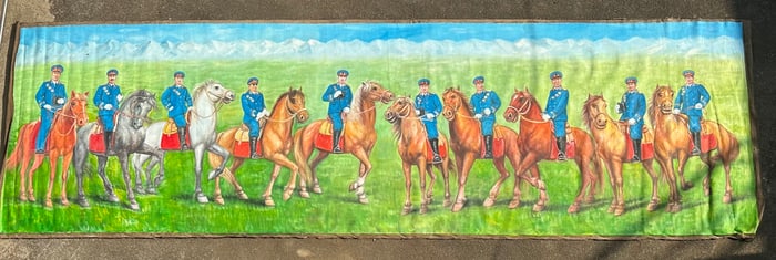 XI WEN, HAND PAINTING TEN MARSHALS