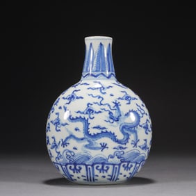 QING DYNASTY LUJUN GLAZE APPRECIATION VASE