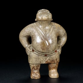 HETIAN JADE FIGURE OF A MAN