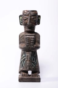 STONE CARVING OF SANXINGDUI CULTURAL FIGURES