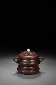 QING DYNASTY COPPER INCENSE BURNER