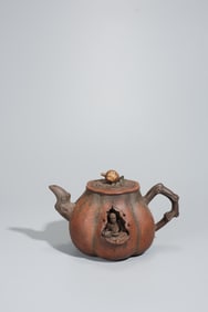 QING DYNASTY OLD PURPLE CLAY POT