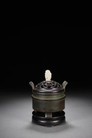 QING DYNASTY COPPER INCENSE BURNER