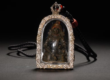 OLD COPPER BUDDHA WITH GAWU BOX