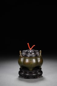 QING DYNASTY COPPER INCENSE BURNER