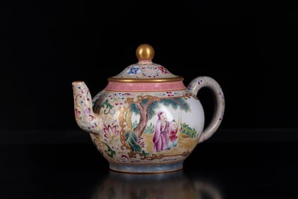 GLAZE ZISHA TEAPOTS WITH CHARACTER STORY