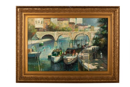 PAINTING OF A PORT