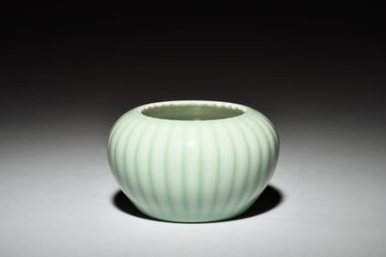 A CELADON-GLAZED WASHER