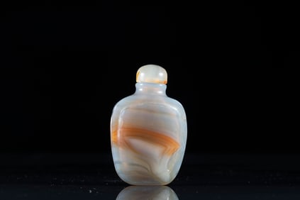 AGATE SNUFF BOTTLE