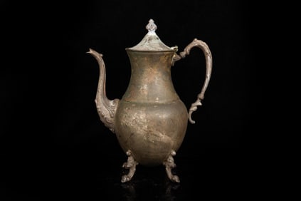 SILVER CAST WINE EWER