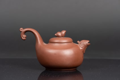YIXING ZISHA ?PHOENIX' TEAPOT