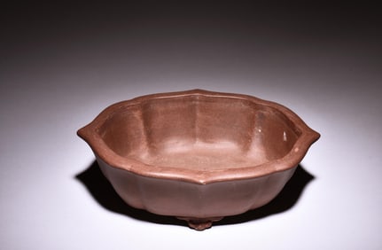 YIXING ZISHA FLORIFORM PLANTER