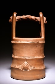 YIXING ZISHA WATER BARREL FIGURE