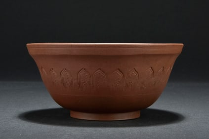LARGE YIXING ZISHA BOWL