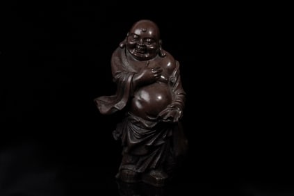 ZISHA 'BUDDHA' STANDING FIGURE