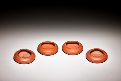 SET OF FOUR YIXING ZISHA WASHERS
