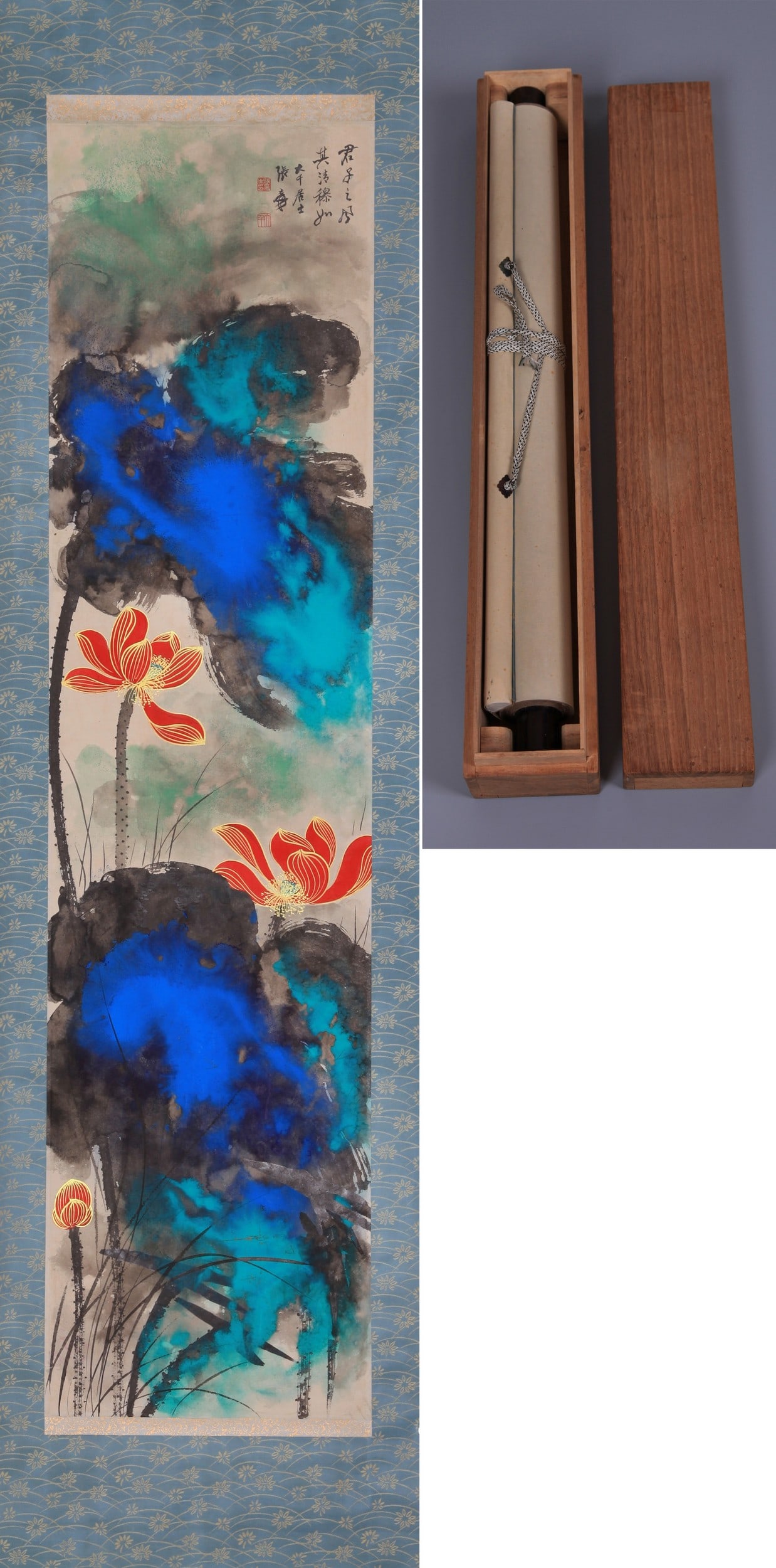 ZHANG DAQIAN ATTRIBUTED TO,FLOWER (1 of 10)