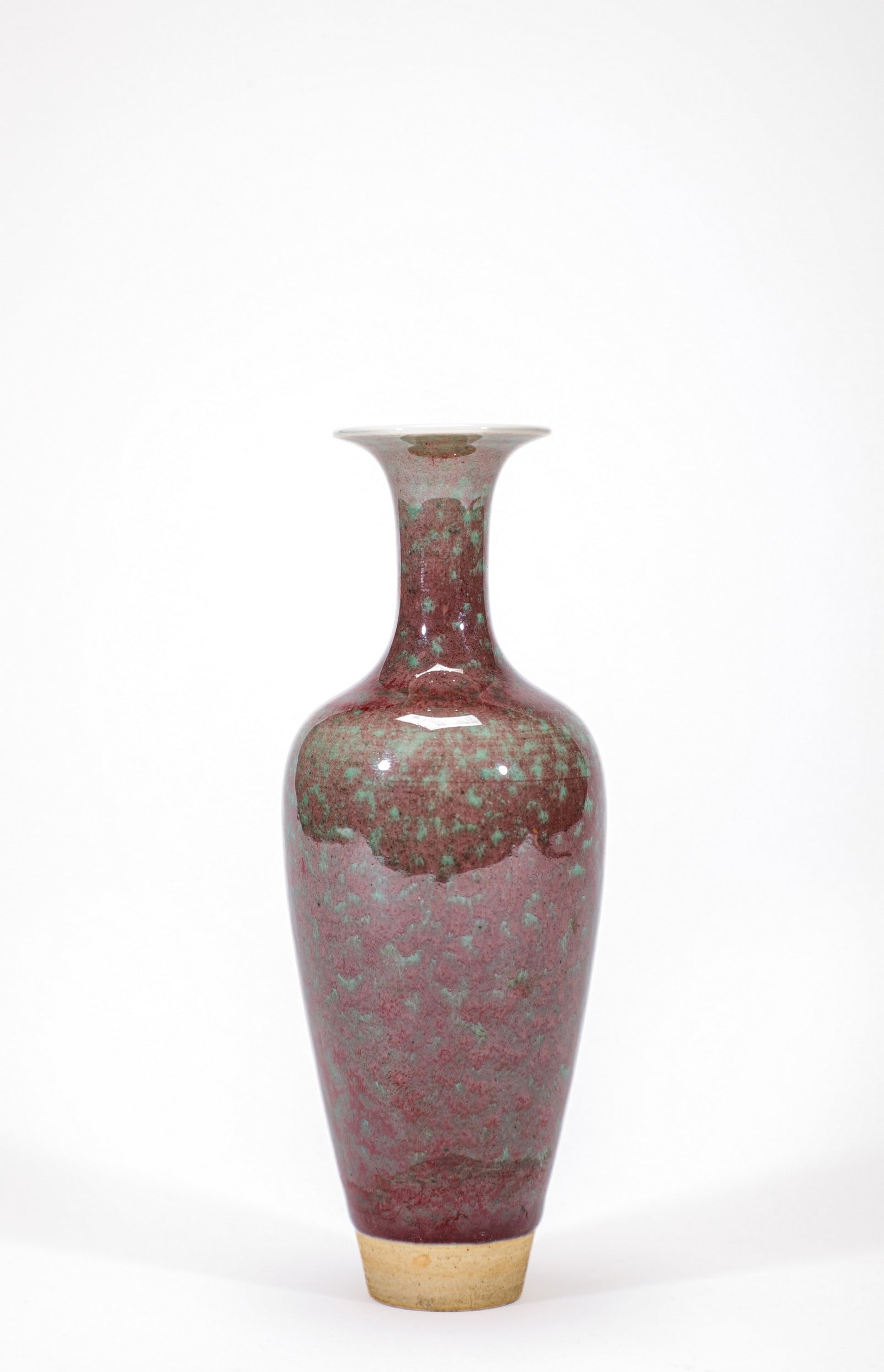 A GREEN GLAZED VASE - 2