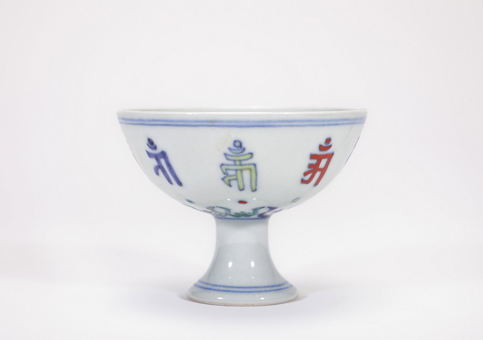 A DOUCAI STEM CUP (1 of 6)