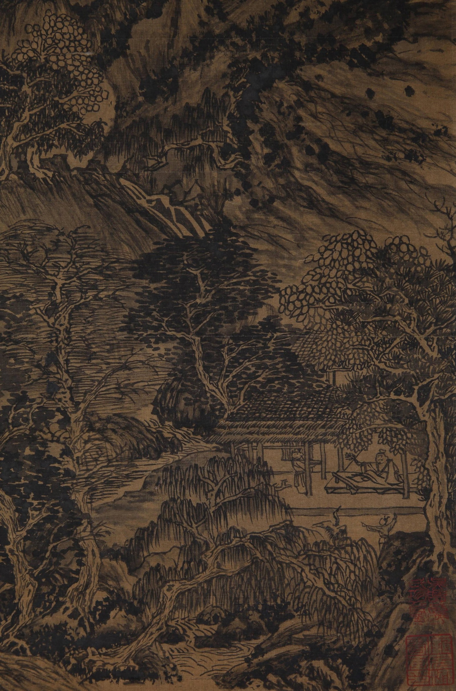 WANG MENG ATTRIBUTED TO,LANDSCAPE - 5