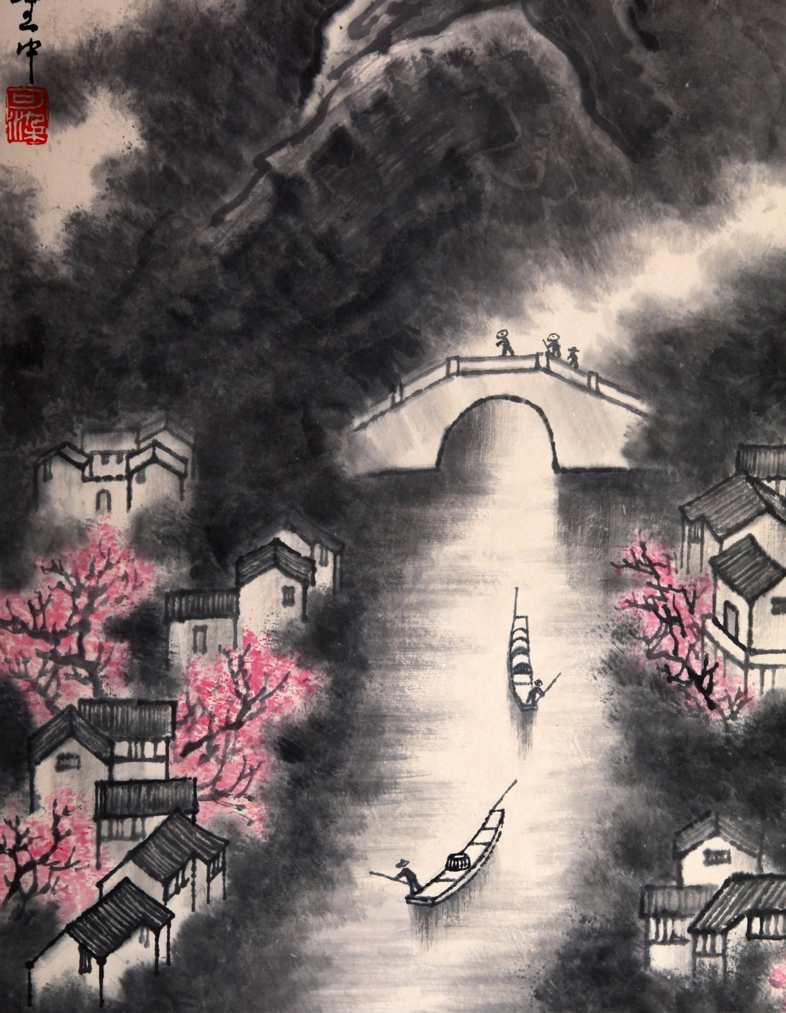 LI KERAN ATTRIBUTED TO,LANDSCAPE - 5