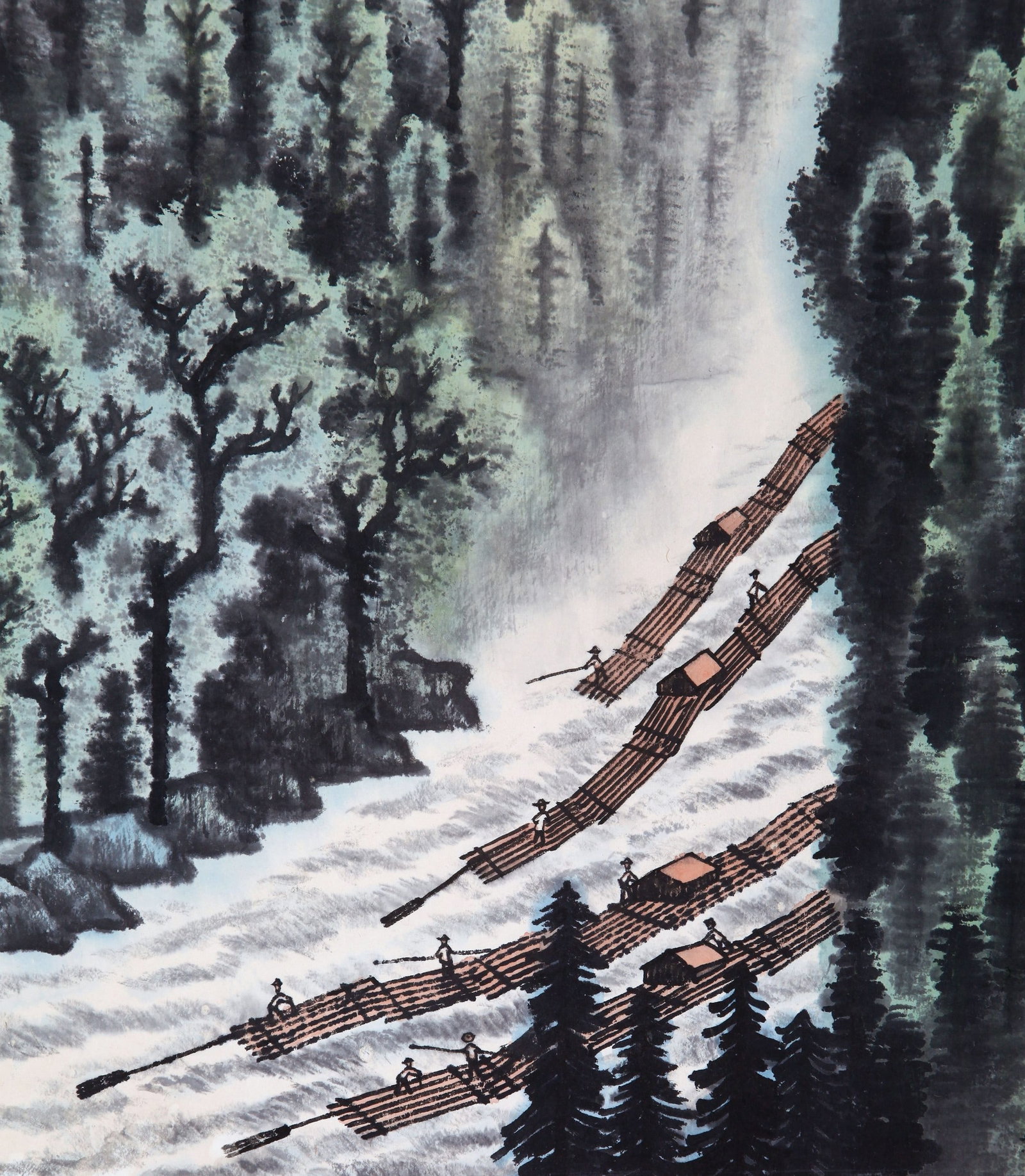 LI KERAN ATTRIBUTED TO,LANDSCAPE - 3