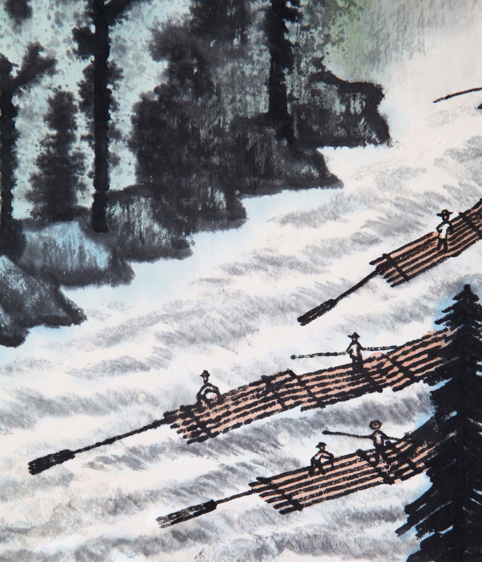 LI KERAN ATTRIBUTED TO,LANDSCAPE - 5