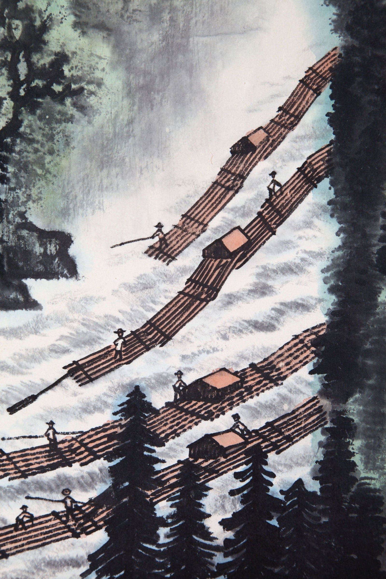LI KERAN ATTRIBUTED TO,LANDSCAPE - 9
