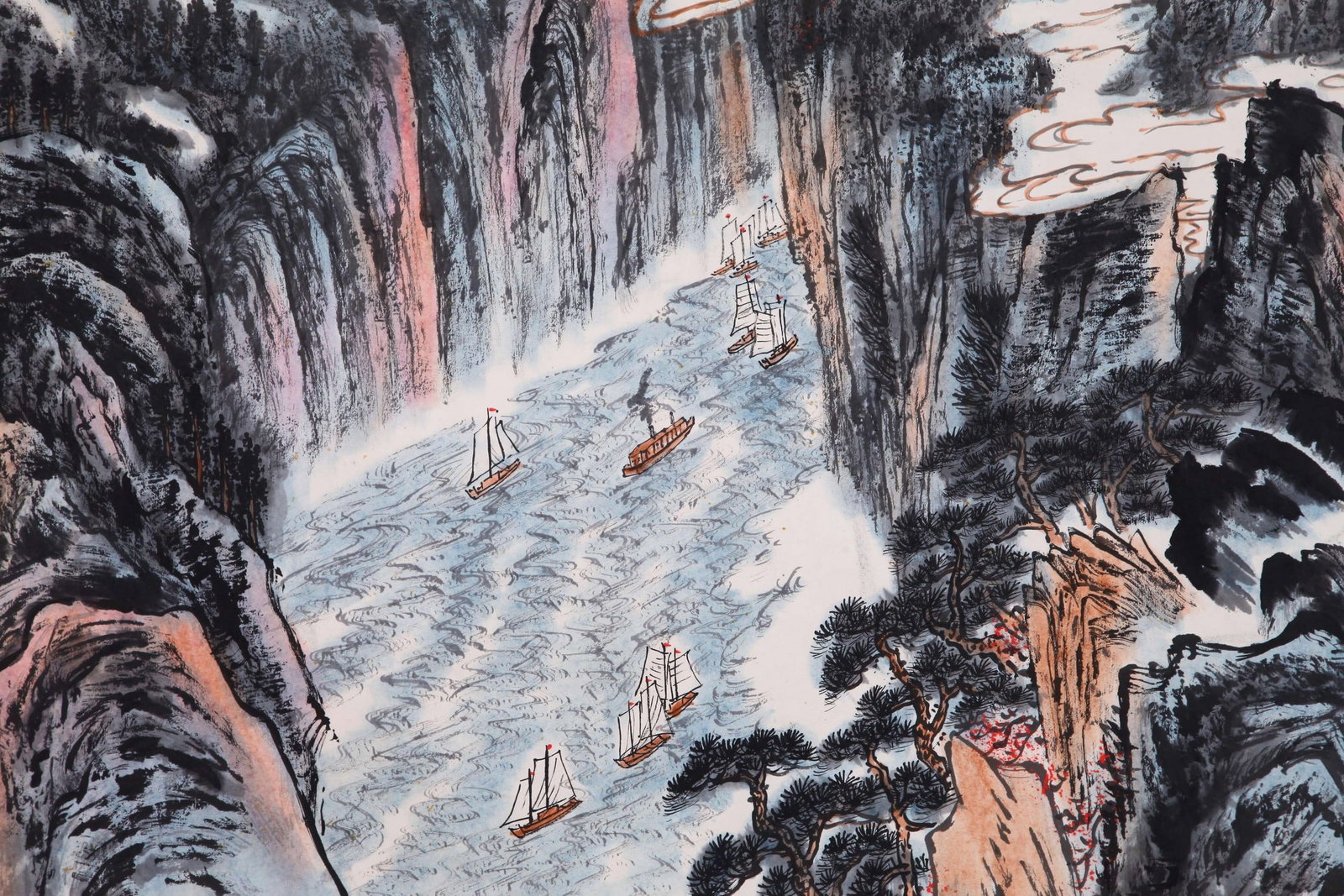 LU YANSHAO ATTRIBUTED TO,LANDSCAPE - 5