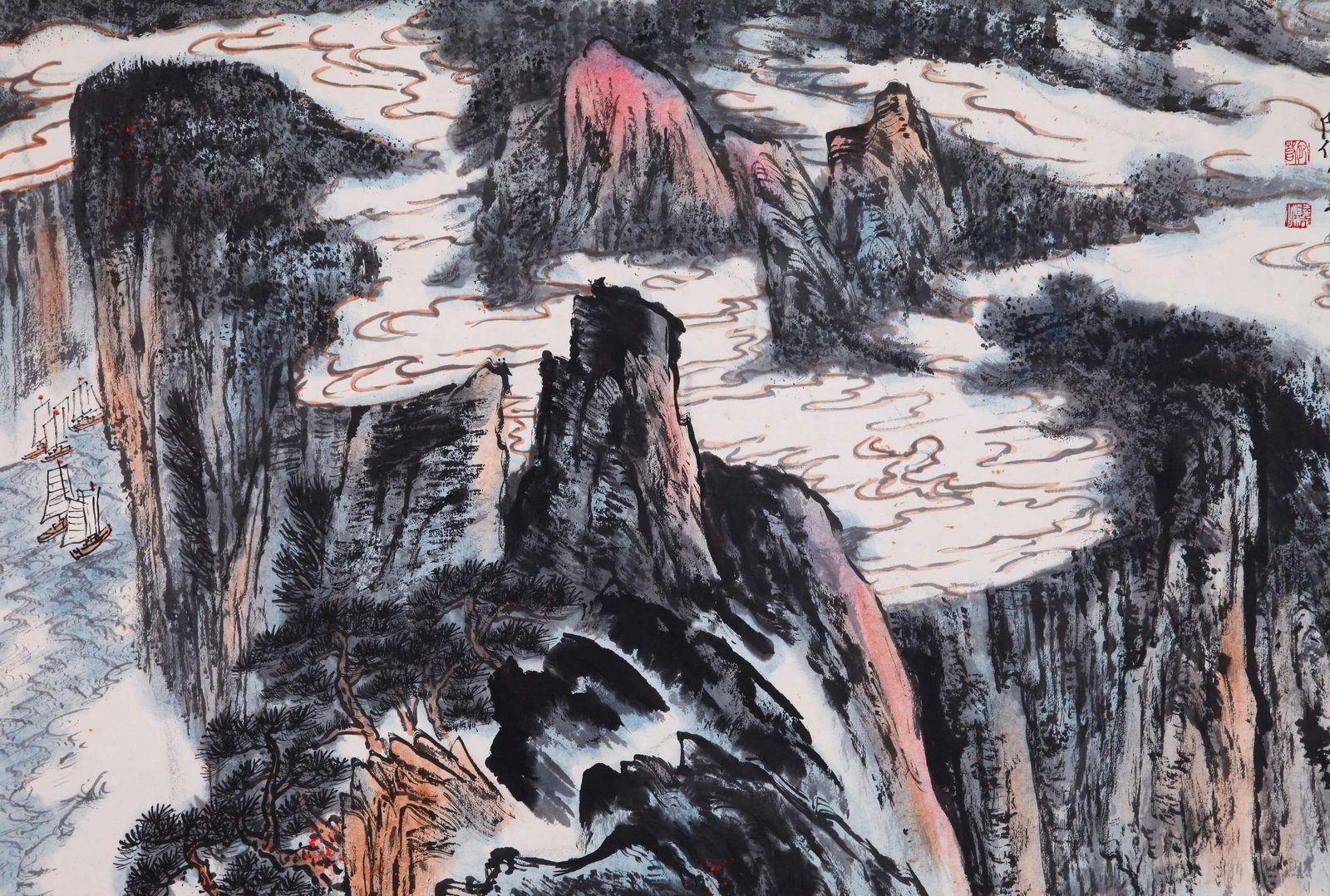 LU YANSHAO ATTRIBUTED TO,LANDSCAPE - 6