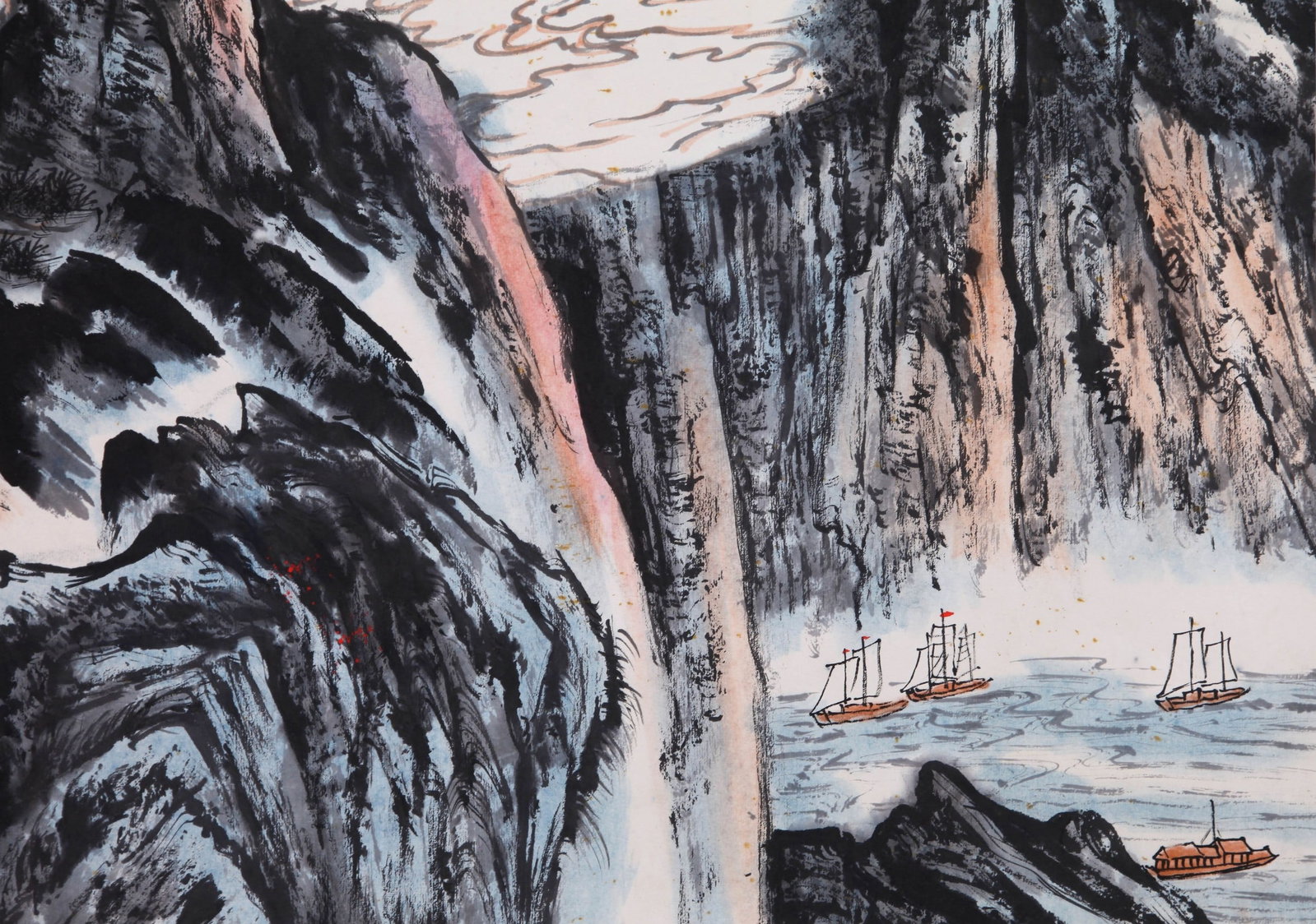 LU YANSHAO ATTRIBUTED TO,LANDSCAPE - 7