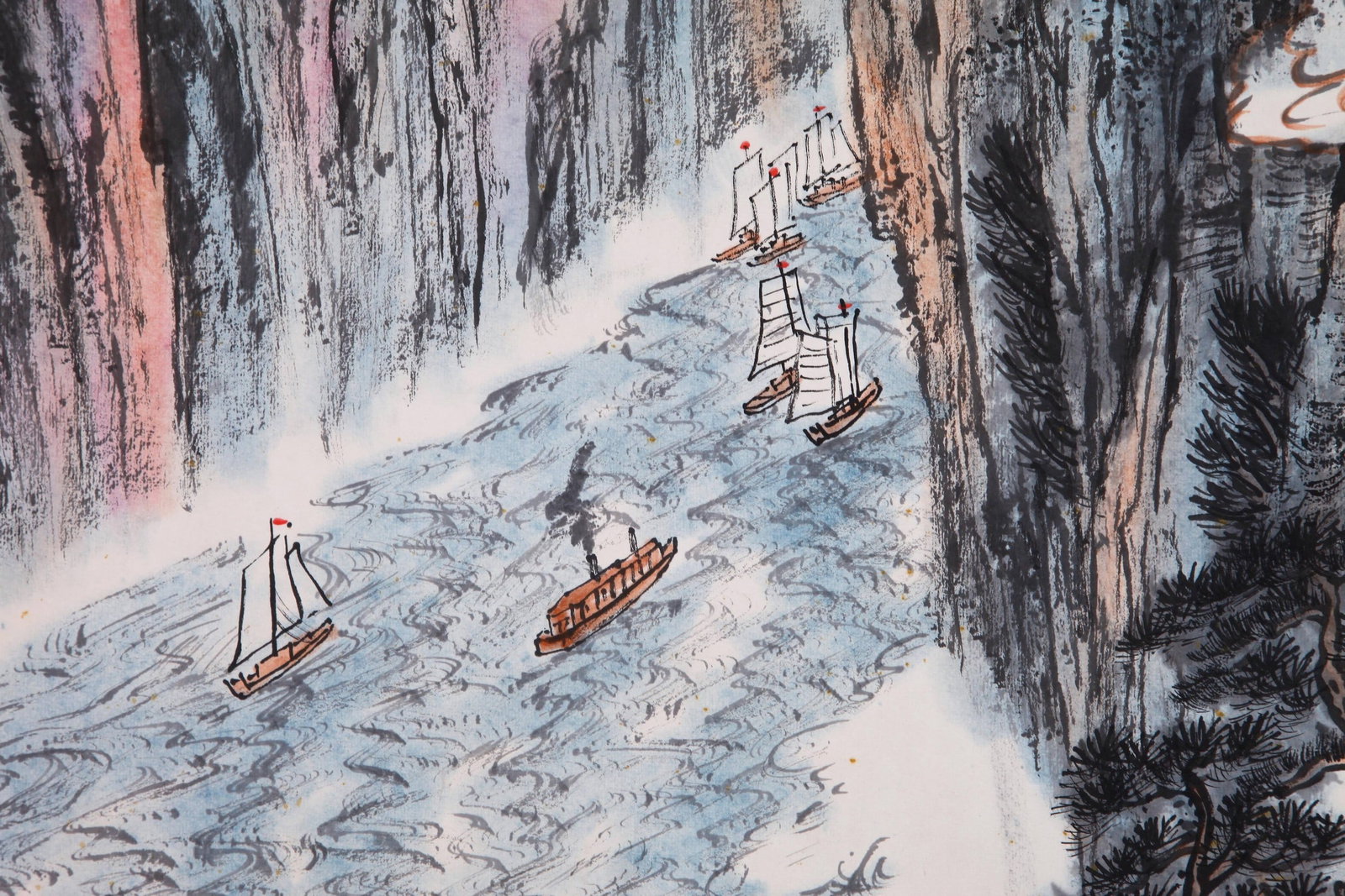 LU YANSHAO ATTRIBUTED TO,LANDSCAPE - 9
