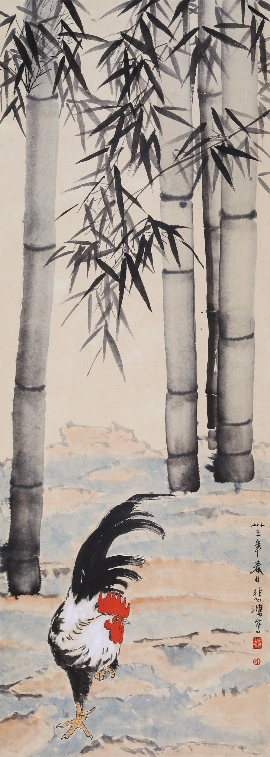 XU BEIHONG ATTRIBUTED TO,ROOSTER - 2