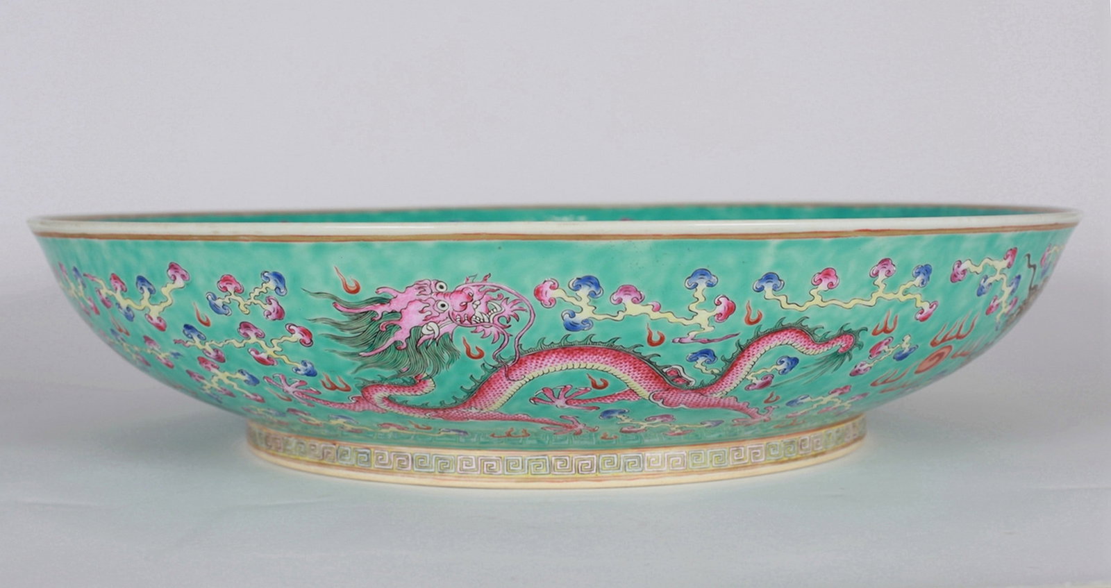 DRAGON PATTERNED LARGE PLATE - 10