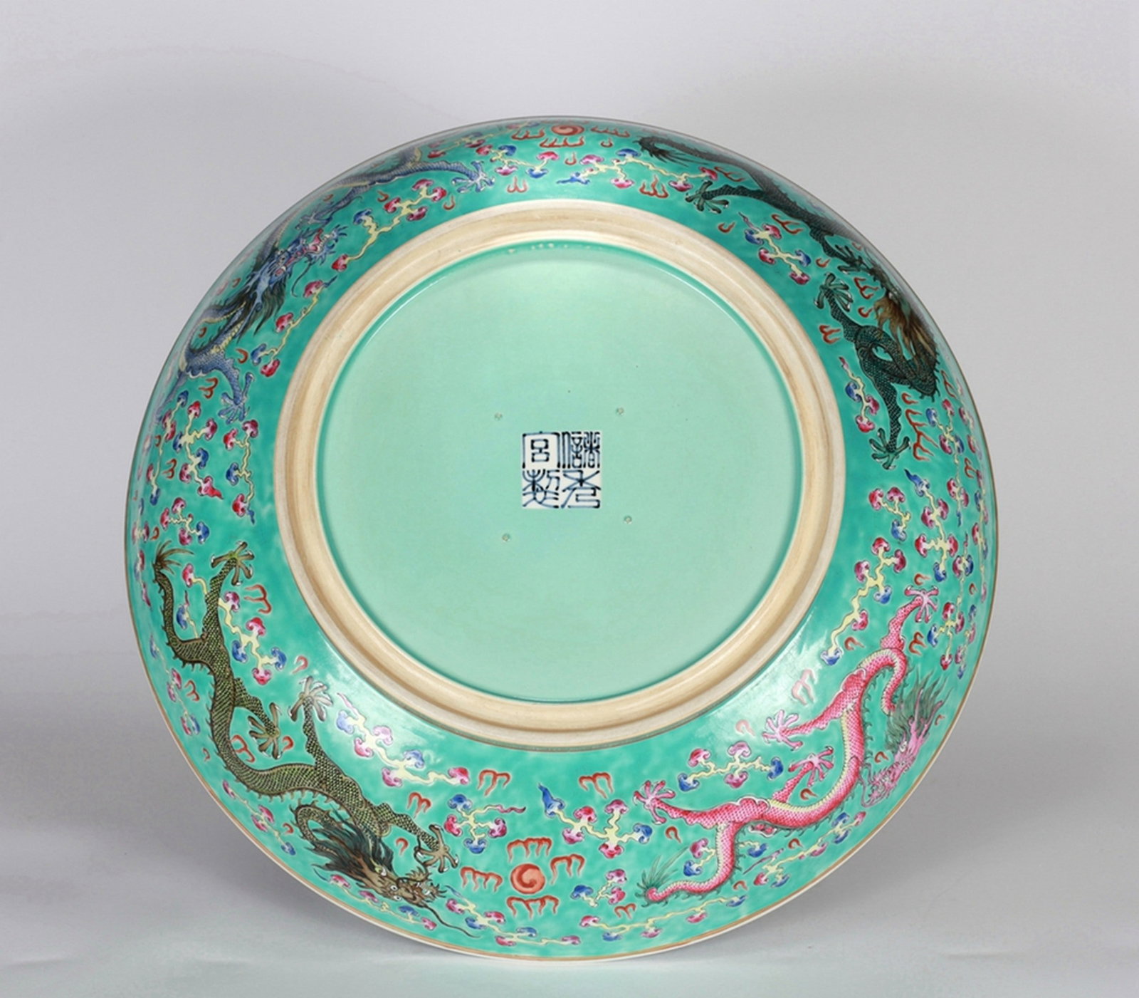 DRAGON PATTERNED LARGE PLATE - 11