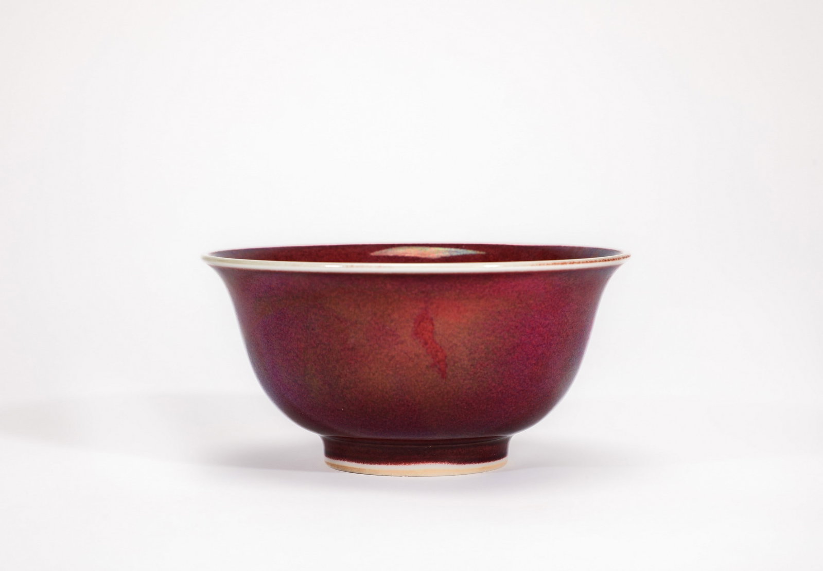 A RED GLAZED CUP - 3
