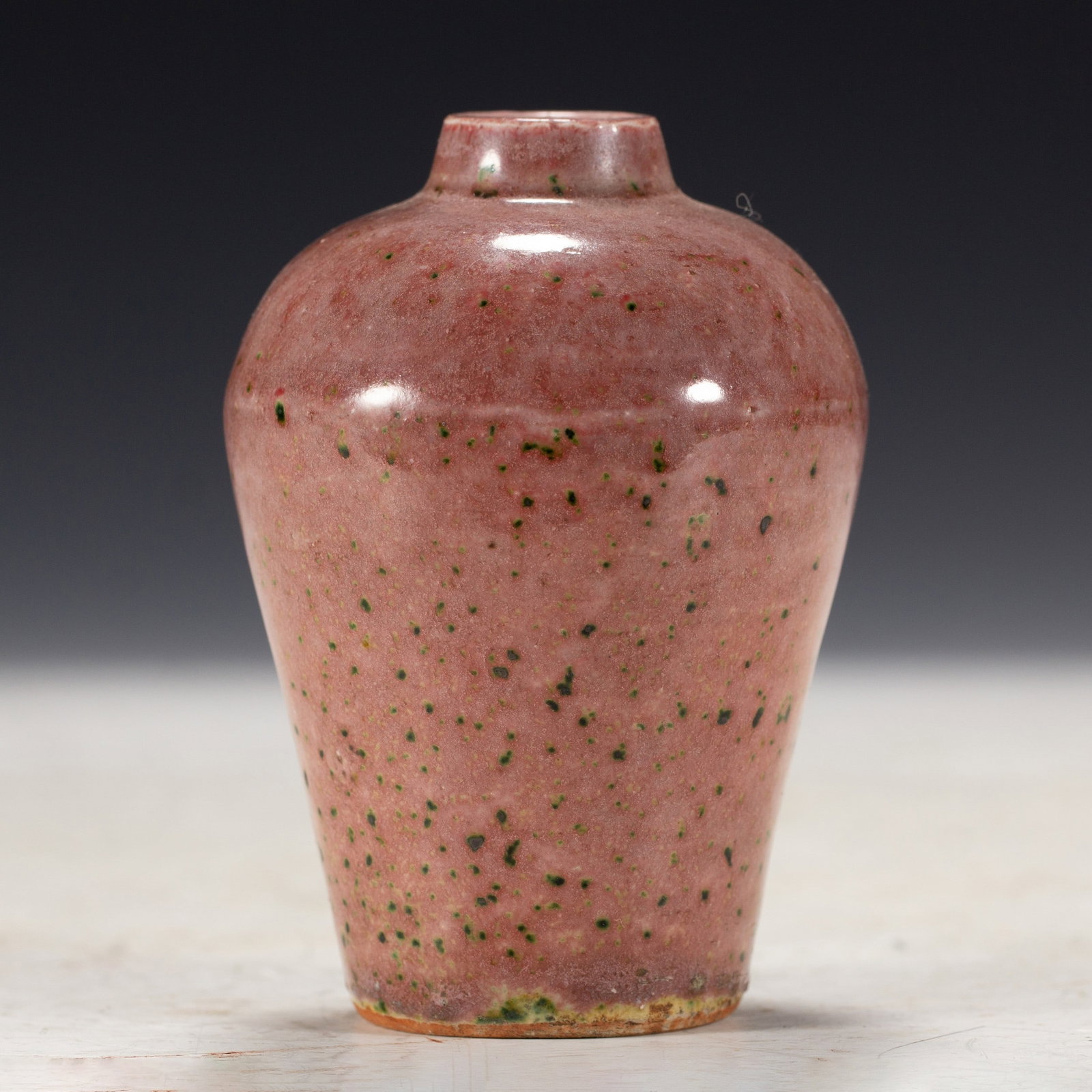 A YAOBIAN VASE: 明 窑变釉瓶 A yaobian vase Ht.9.5CM
