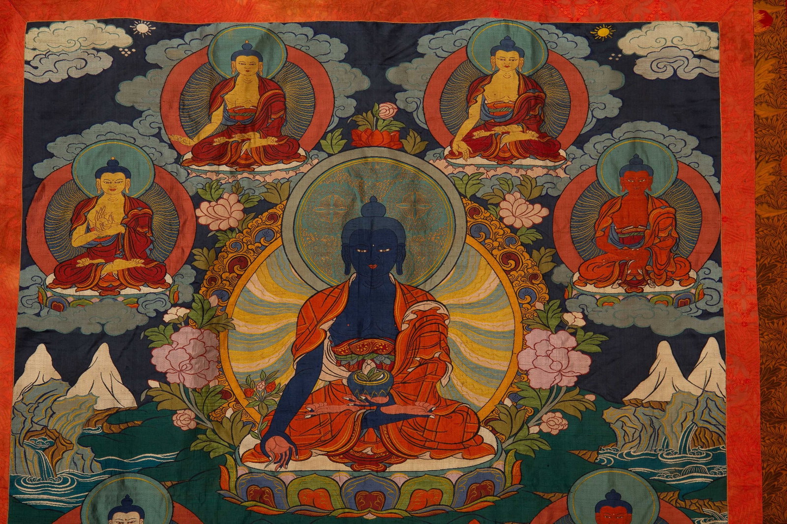 A SILK THANGKA - 2