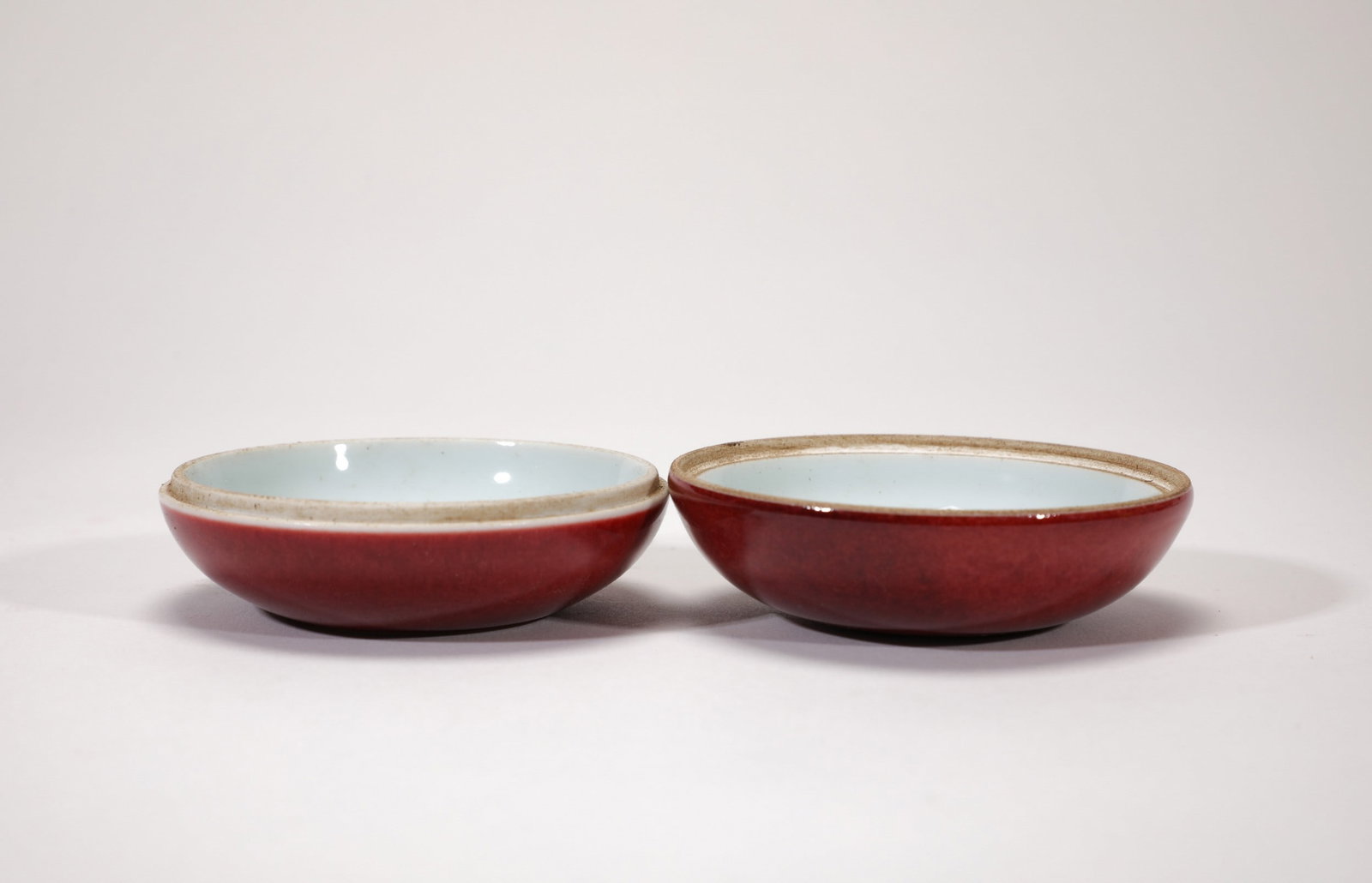 A RED GLAZED BOX - 5