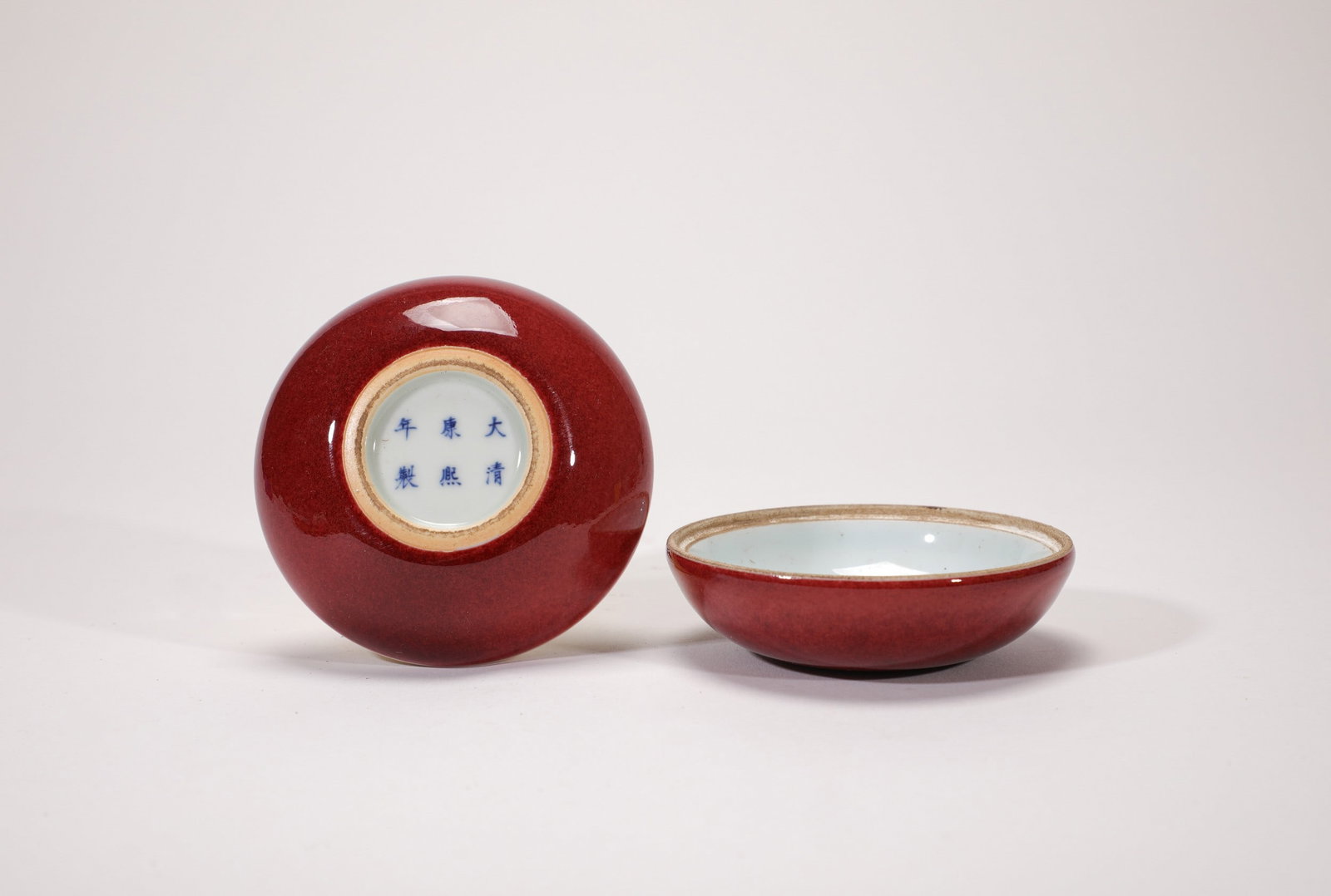 A RED GLAZED BOX - 7