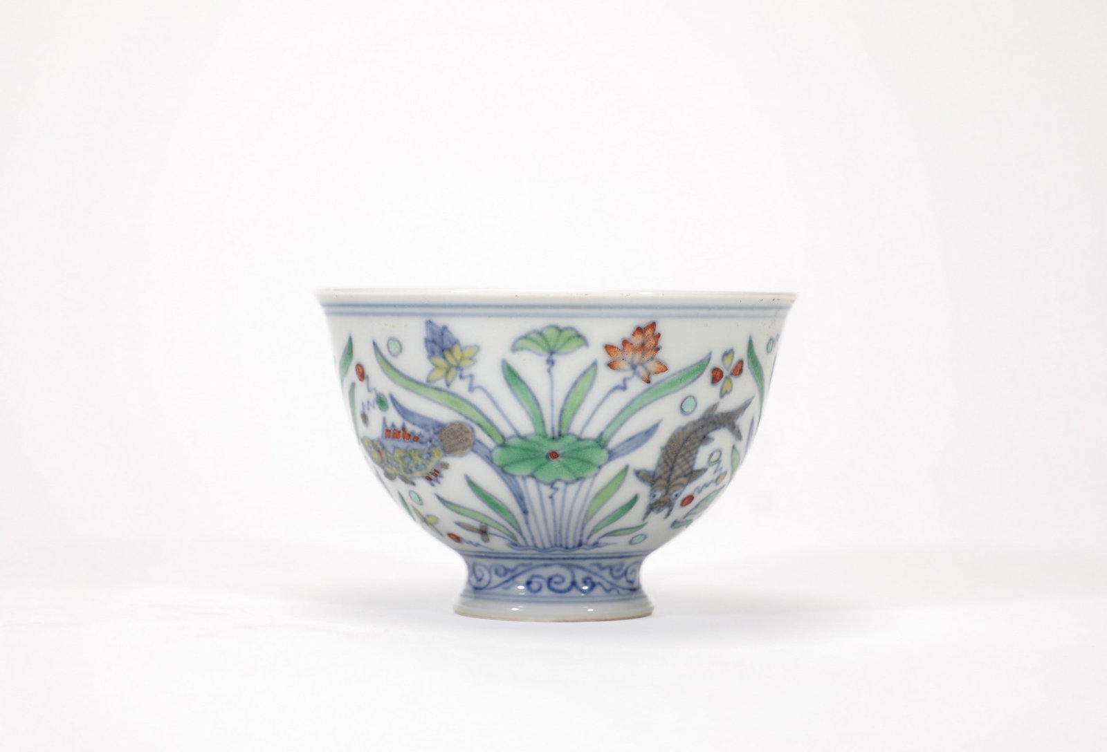 A DOUCAI FISH CUP - 2