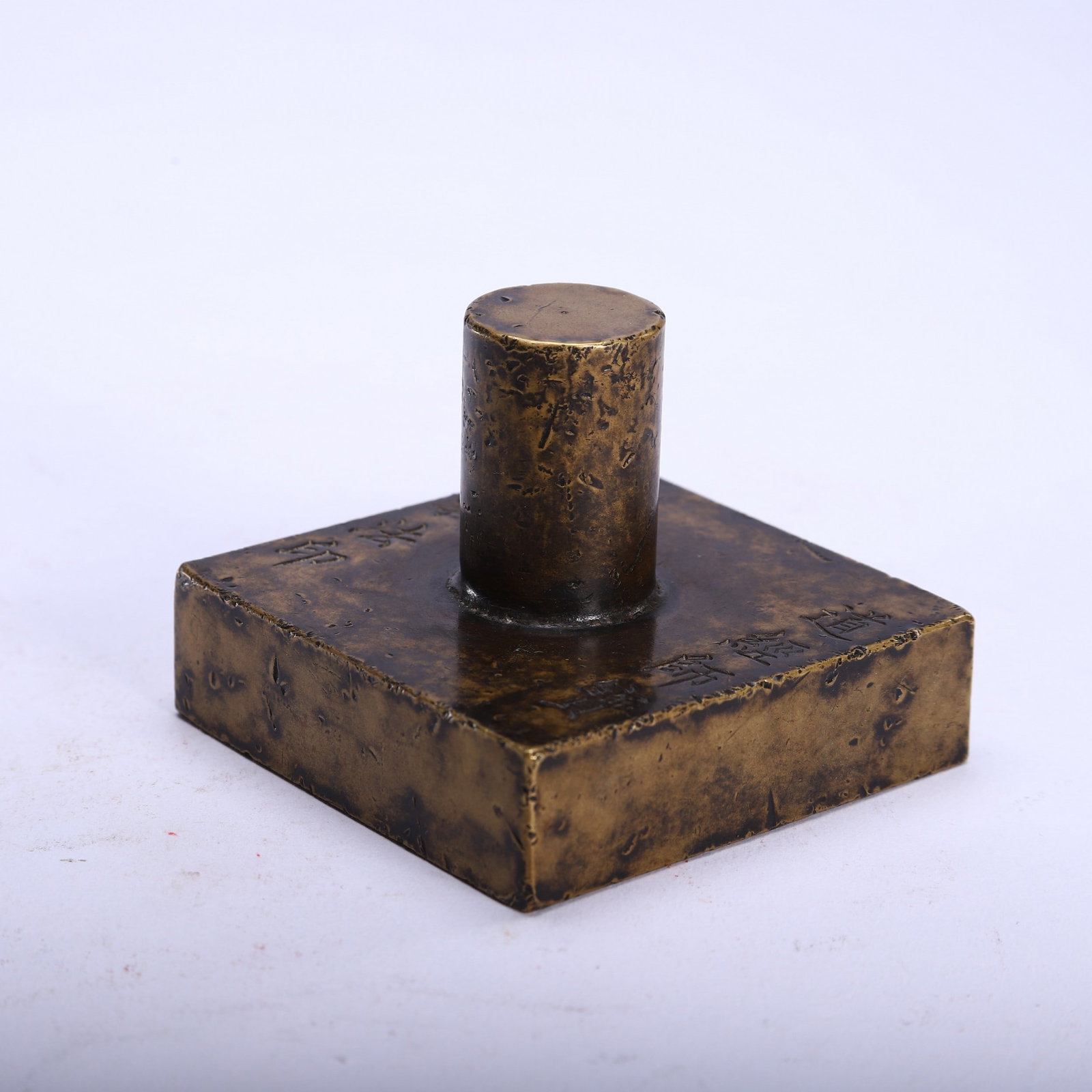 A COPPER GILDED SEAL - 5